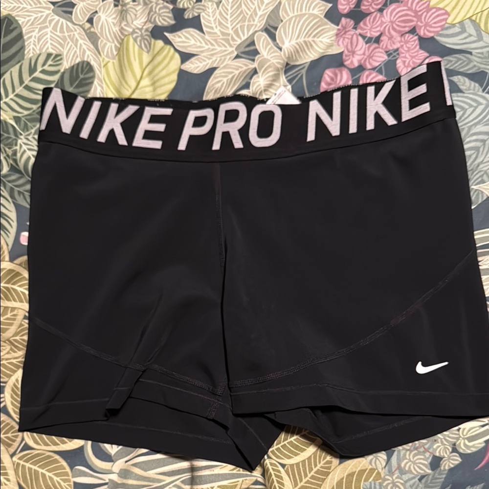 Nike Black Athletic Compression Shorts